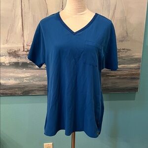 WonderWink Aero 3-Pocket STRETCH Dolman Sleeve V-Neck Scrub Top, Medium